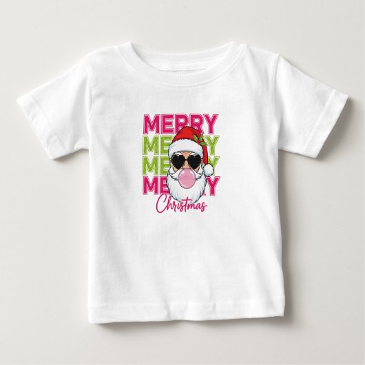 Merry Merry Christmas Baby T-shirt (Vorderseite)