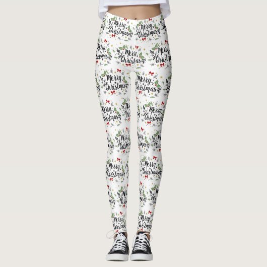 ***MERRY MERRY CHRISTMAS** LEGGINGS (Vorderseite)