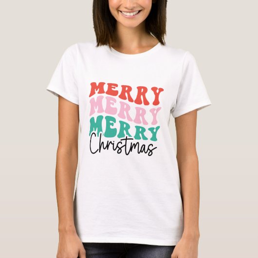 Merry Merry Frory Christmas T-Shirt (Vorderseite)