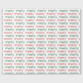 Merry Merry Geschenkpapier (Flach)