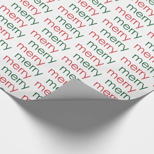 Merry Merry Geschenkpapier (Ecke)