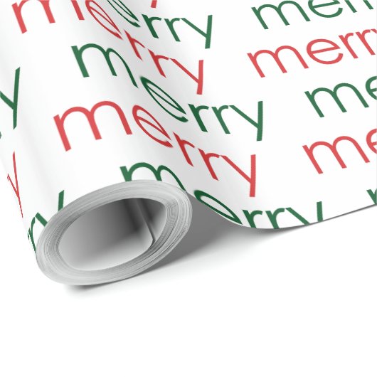 Merry Merry Geschenkpapier (Rolleneckpunkt)
