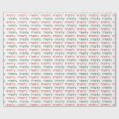 Merry Merry Geschenkpapier (Flach)