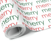 Merry Merry Geschenkpapier (Rolleneckpunkt)