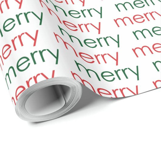 Merry Merry Geschenkpapier (Rolleneckpunkt)