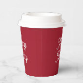 Merry Merry Holiday Pappbecher (Rechts)