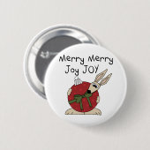 Merry Merry Joy Joy Tshirts und Geschenke Button (Vorne & Hinten)
