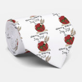 Merry Merry Joy Joy Tshirts und Geschenke Krawatte (Gerollt)