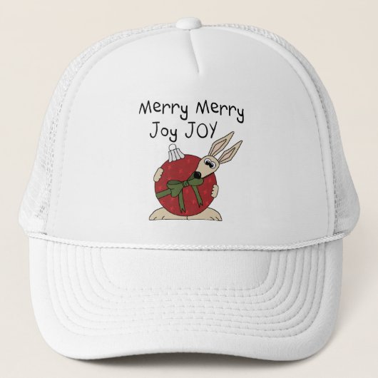 Merry Merry Joy Joy Tshirts und Geschenke Truckerkappe (Vorderseite)