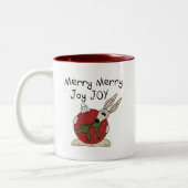 Merry Merry Joy Joy Tshirts und Geschenke Zweifarbige Tasse (Links)