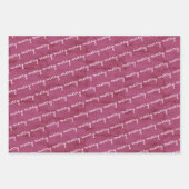 Merry Merry Merry Geschenkpapier Set (Vorderseite)