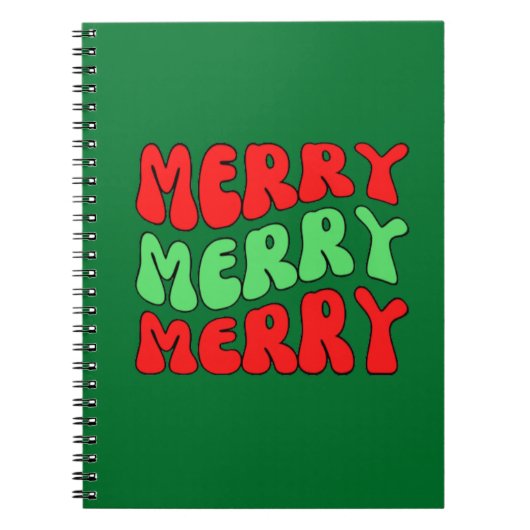 Merry Merry Merry Notizblock (Vorderseite)