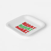 Merry Merry Merry Pappteller (Gewinkelt)