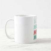 Merry Merry Merry with Pastel Boho Christmas Trees Kaffeetasse (Links)