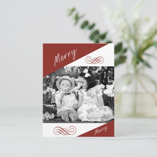 Merry, Merry - Postkarte (Stehend Vorderseite)