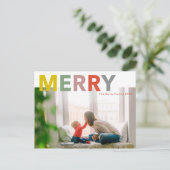 Merry Merry Postkarte (Stehend Vorderseite)