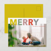 Merry Merry Postkarte (Vorne/Hinten)