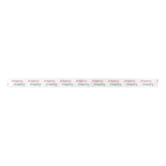 Merry Merry Satinband (Vorderseite)