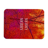 MERRY MERRY SNOW SCENE MAGNET (Horizontal)