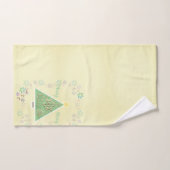 "Merry Merry" Weihnachtsbaum & Schneeflocken Badhandtuch Set (Handtuch)