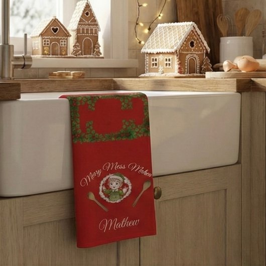 Merry mess maker handtuch