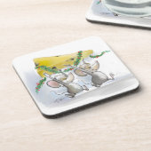 Merry Mice Mic & Mac Cork Untersetzer (Linke Seite)