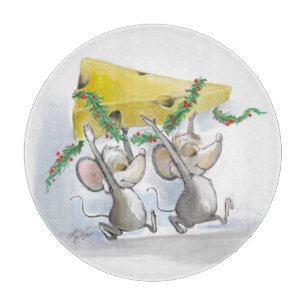 Merry Mice Mic & Mac Cutting Board Schneidebrett