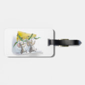 Merry Mice Mic & Mac Gepäcktag Gepäckanhänger (Rückseite horizontal)