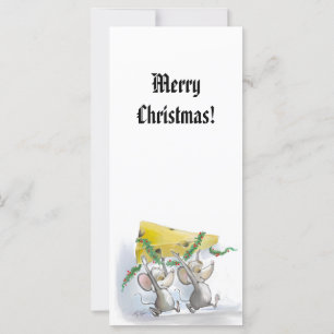 Merry Mice Mic & Mac Holiday Lesezeichen