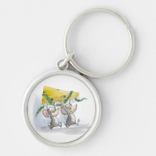 Merry Mice Mic & Mac Holiday Schlüsselanhänger