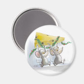 Merry Mice Mic & Mac Magnet (Vorderseite/Rückseite)