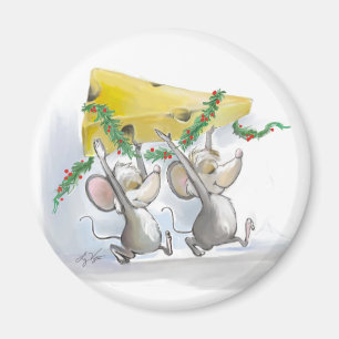 Merry Mice Mic & Mac Magnet