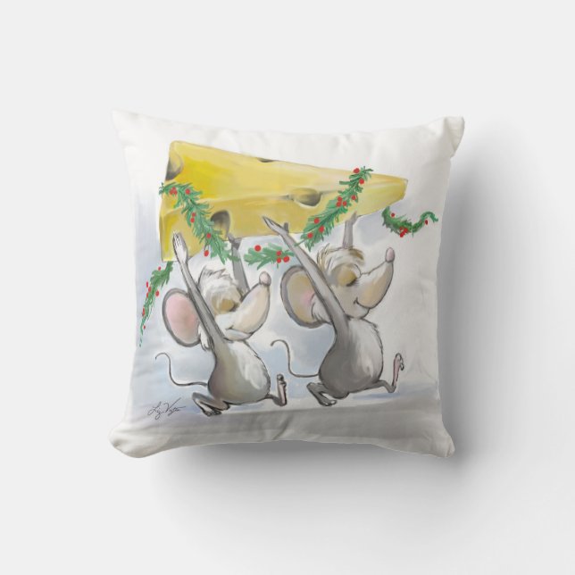 Merry Mice Mic & Mac Pillow Kissen (Vorderseite)