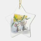 Merry Mice Mic & Mac Star Ornament (Links)