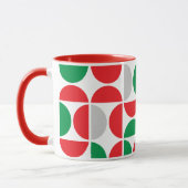 Merry Mid Century Holiday Tiles Tasse (Links)