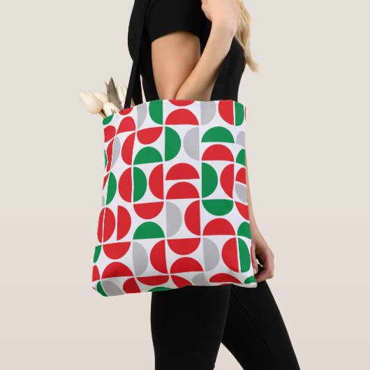 Merry Mid Century Holiday Tiles Tote Bag Tasche (Von Nahem)