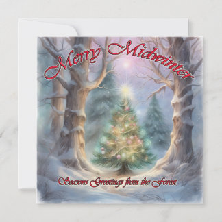 Merry Midwinter, die Grüße der Saison aus den Voro Feiertagskarte