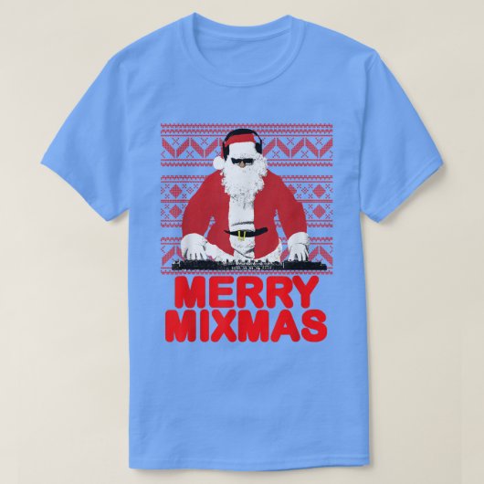 Merry Mimas zu DJ Weihnachten lustig T-Shirt (Design vorne)