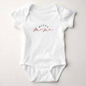 Merry Mini Niedlich Script Baby Weihnachtsanzug Strampler (Vorderseite)