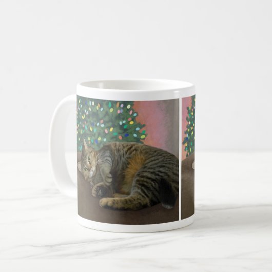 Merry Mischief - Christmas Kitffee Tasse (Vorderseite Links)