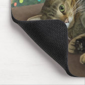 Merry Mischief - Christmas Kitty Mousepad (Ecke)