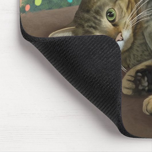 Merry Mischief - Christmas Kitty Mousepad (Ecke)