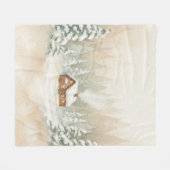 Merry Mist Cozy Fleece Blanket – 50"x60" (Vorderseite (Horizontal))