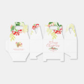 Merry Mistletoe | Anpassbare Wasserfarbe Geschenkschachtel (Ungefaltet)
