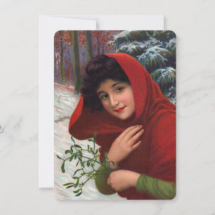 Merry Mistletoe Maiden Einladung