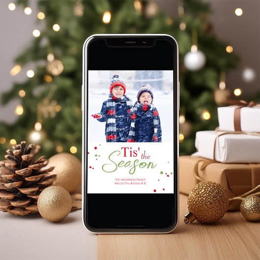 Merry Mistletoe Niedlich Weihnachten Ein Foto