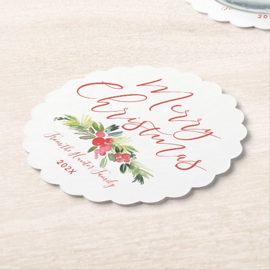 Merry Mistletoe | Untersetzer (angewinkelt)