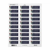 Merry Mistletoe | Weihnachts-Rücksendeadresse (Vorne)