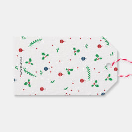 Merry Mistletoe Weihnachtsfeiertag Geschenkanhänger