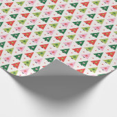 Merry & Mod Weihnachtsbaumen Geschenkpapier (Ecke)